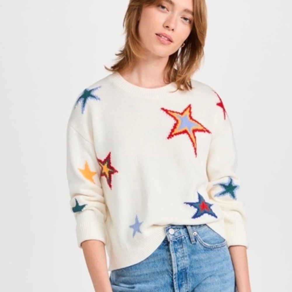 RAILS Perci Crewneck Multi-colored Star Sweater